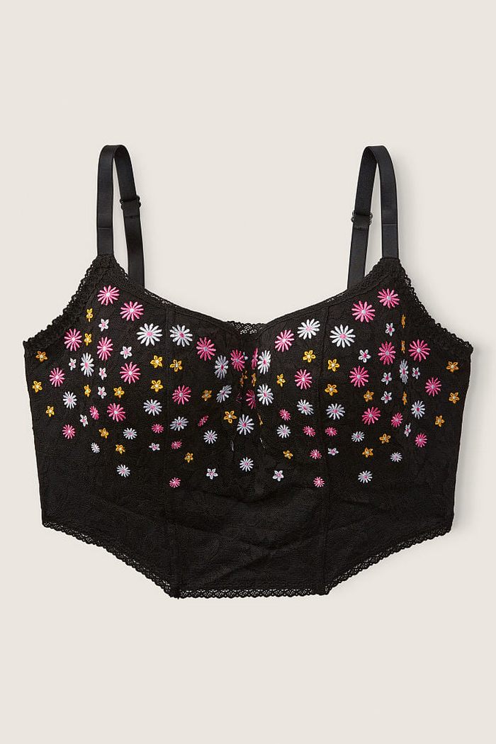 Бюстье без косточек с вышивкой 537368071 