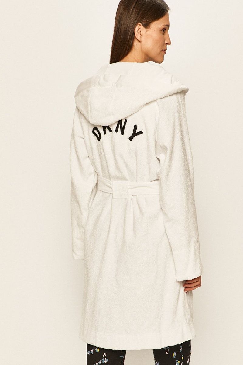 Халат с капюшоном YI2019259/100 white