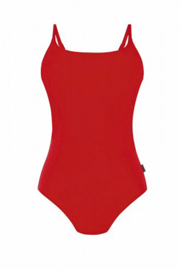 Спортивный цельный купальник 7700 (L8) Perfect Suit red