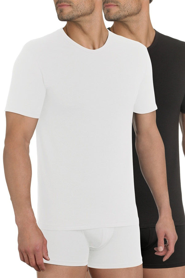 Набор мужских футболок из хлопка D040X (2 шт.) X-Temp white/black