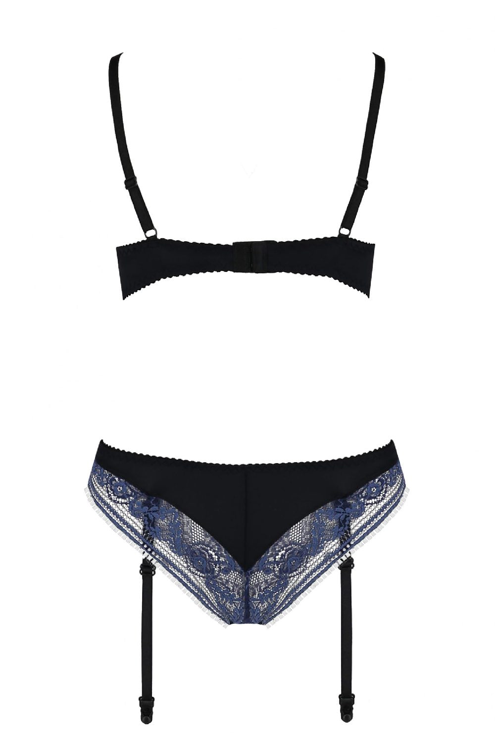 Эротический комплект с пажами для чулок Gisele