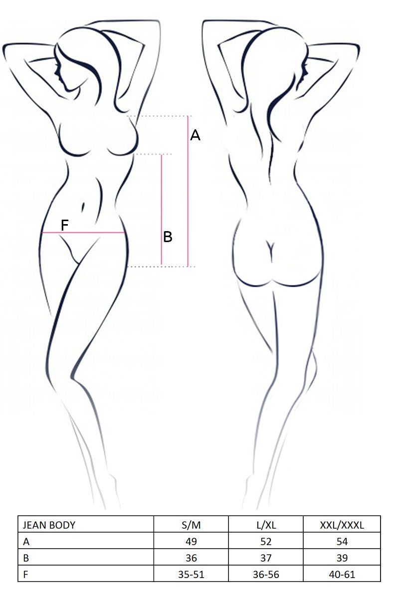 Эротическое боди со шнуровкой Jean