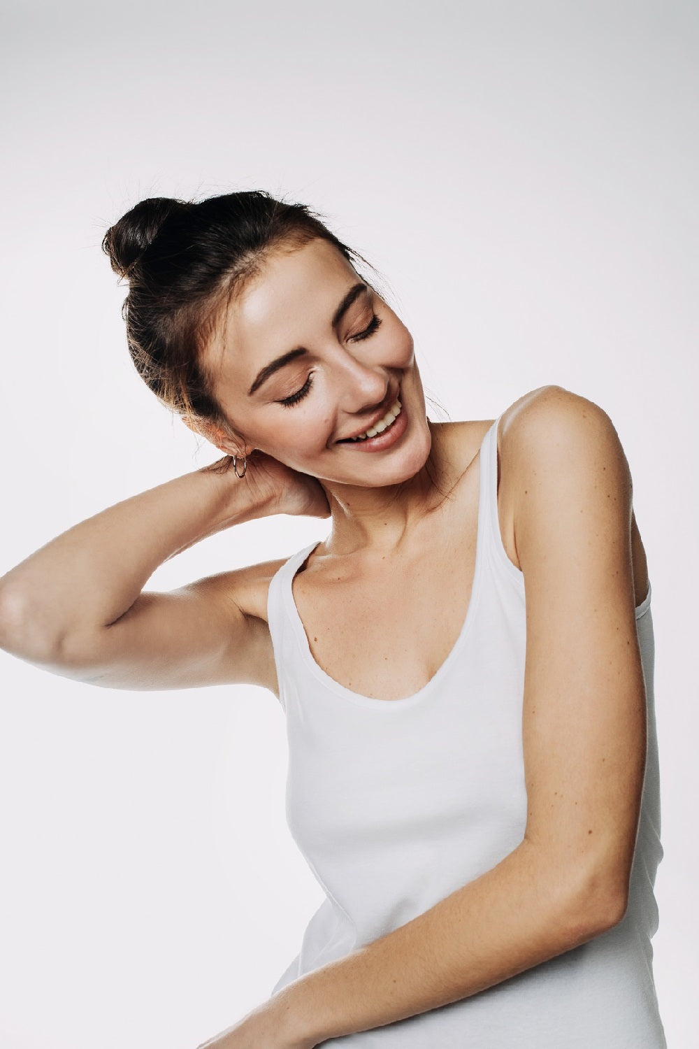 Хлопковая майка без боковых швов L006t Avero