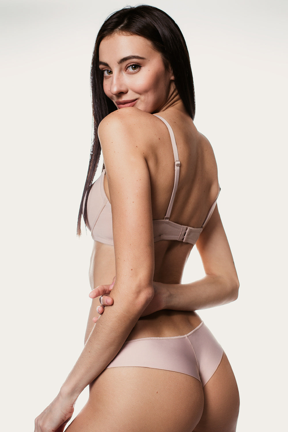 Трусики бразилиана с кружевом L5127BR-M Crisantemo