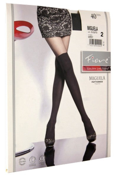 Колготки с имитацией высоких гетр Miguela (40d)