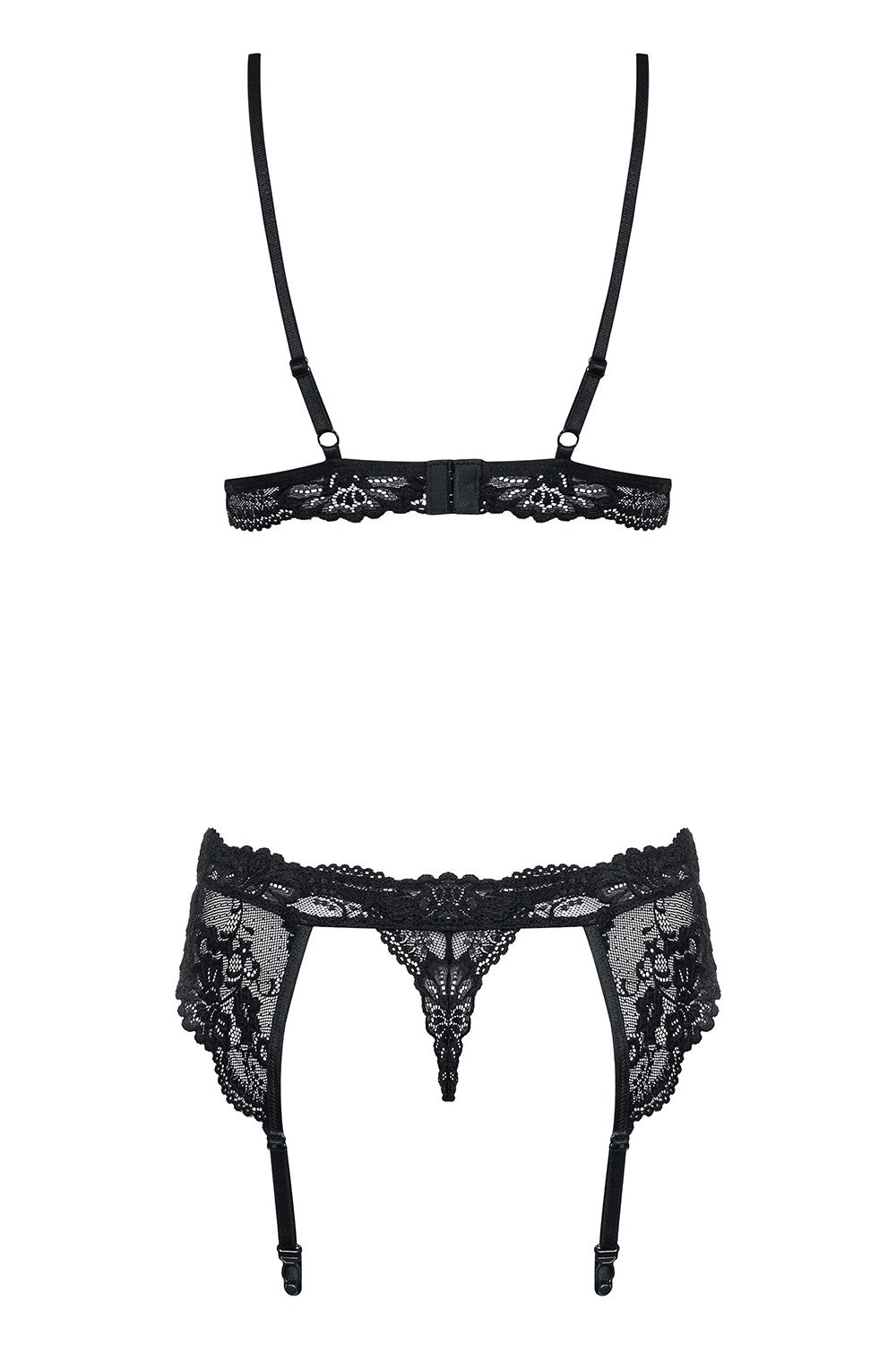 Эротический корсет с уплотненным бюстгальтером 810-SEG-1 black