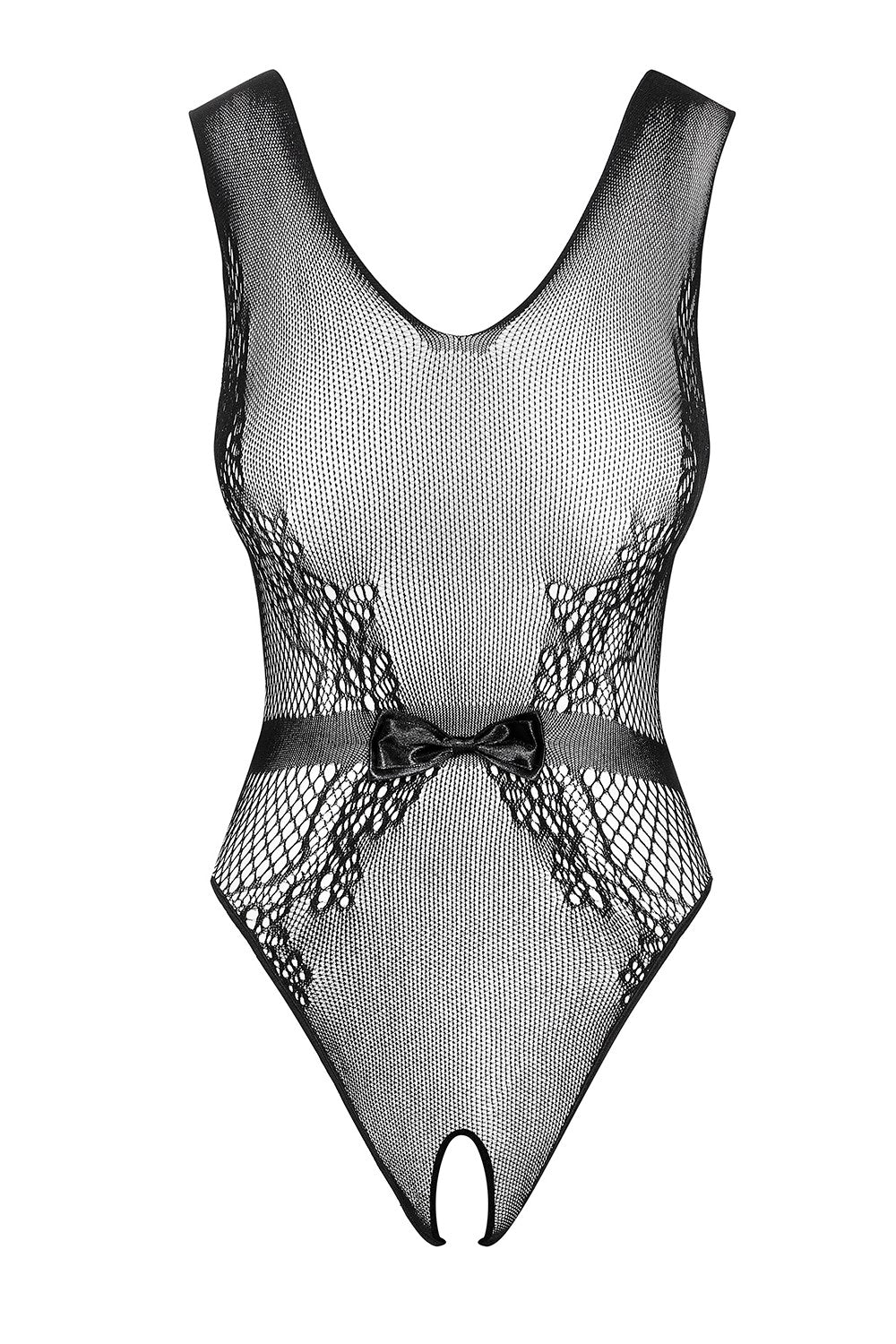 Ажурное боди с пикантным вырезом B115