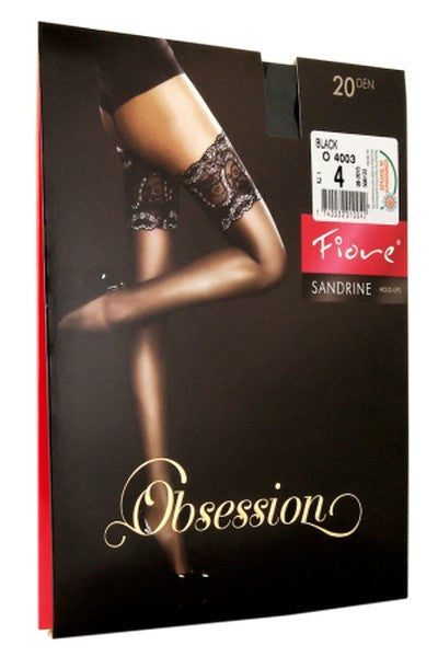 Чулки с кружевной резинкой SANDRINE (20 den)