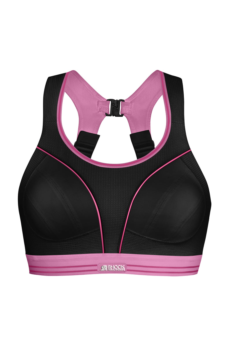 Бюстгальтер для бега B5044 black/pink (ур.3+) Running bra