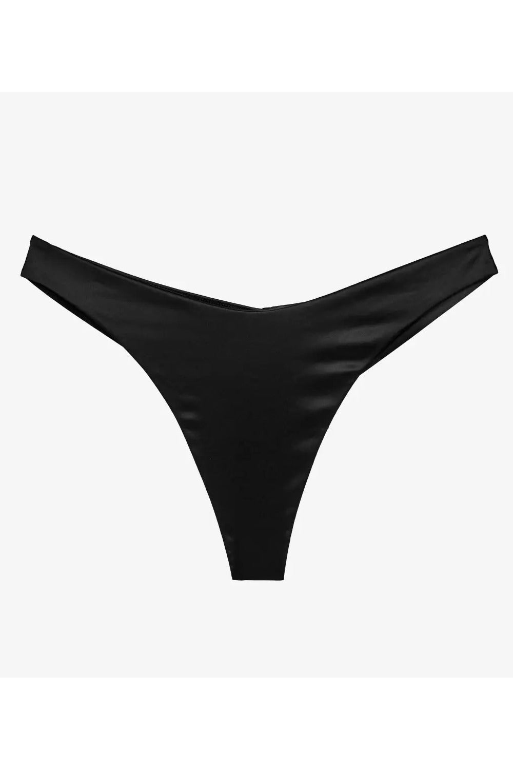 Трусики бразилиана из атласа Делисью С 15 black
