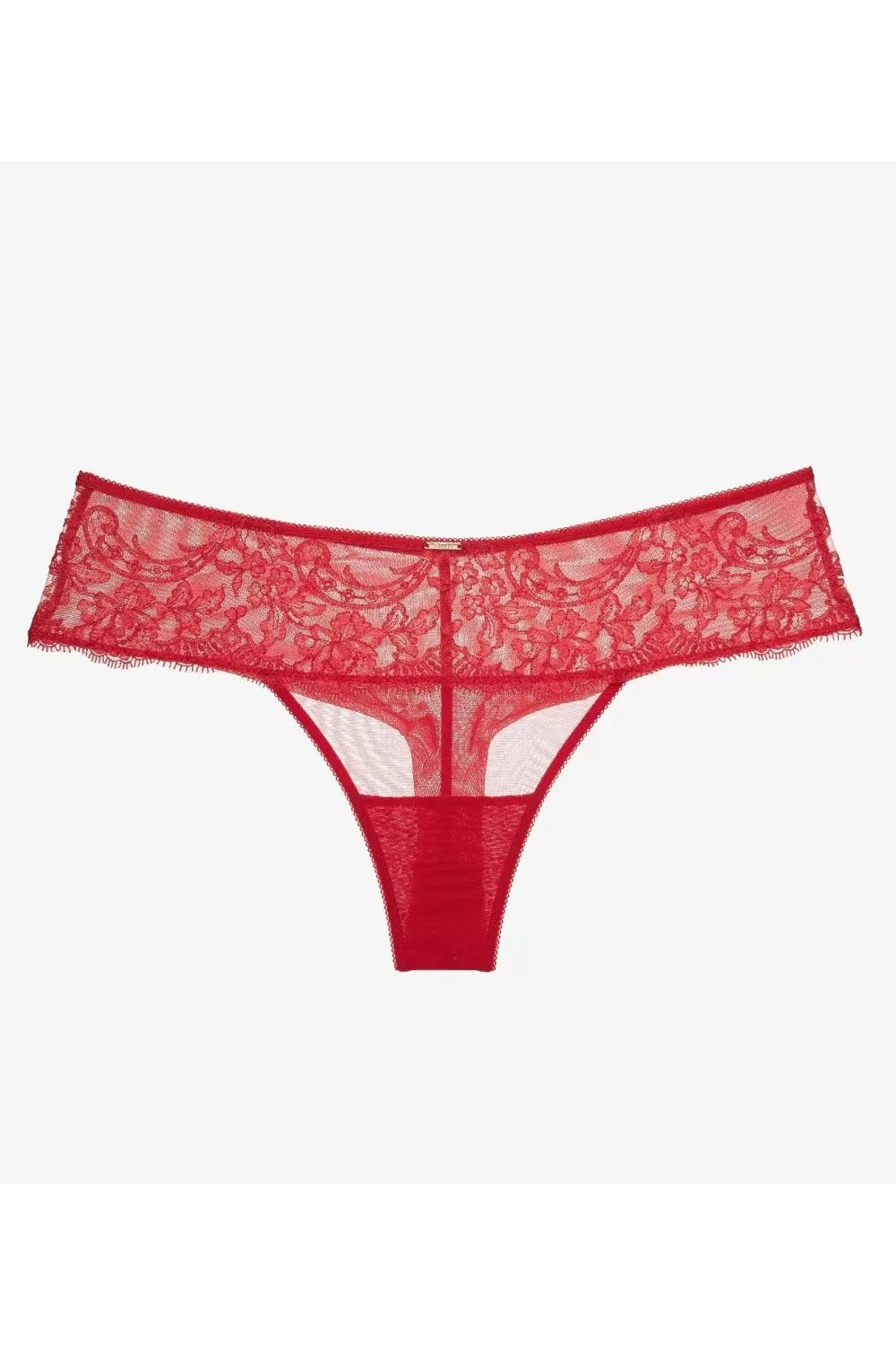 Трусики бразилиана с вышивкой Джелато С170 red