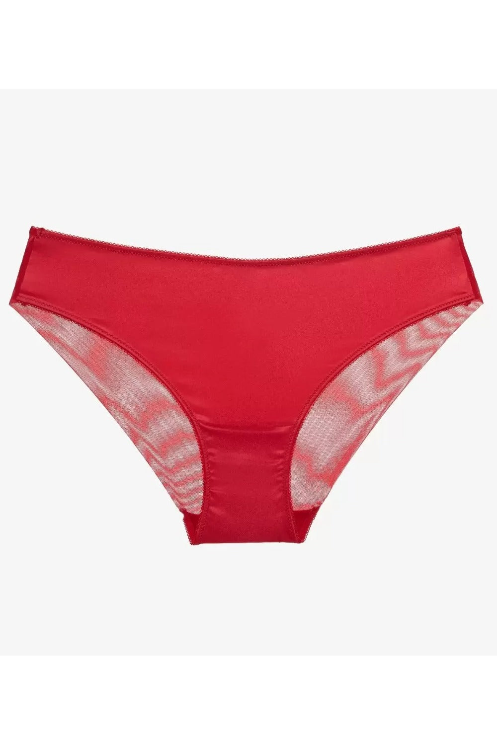 Трусики слип из сатина Джелато Т88 red