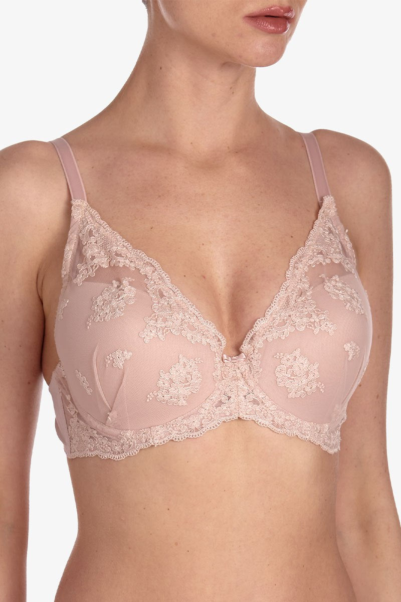 Бюстгальтер push-up с вышивкой Инносонт БП68 powder