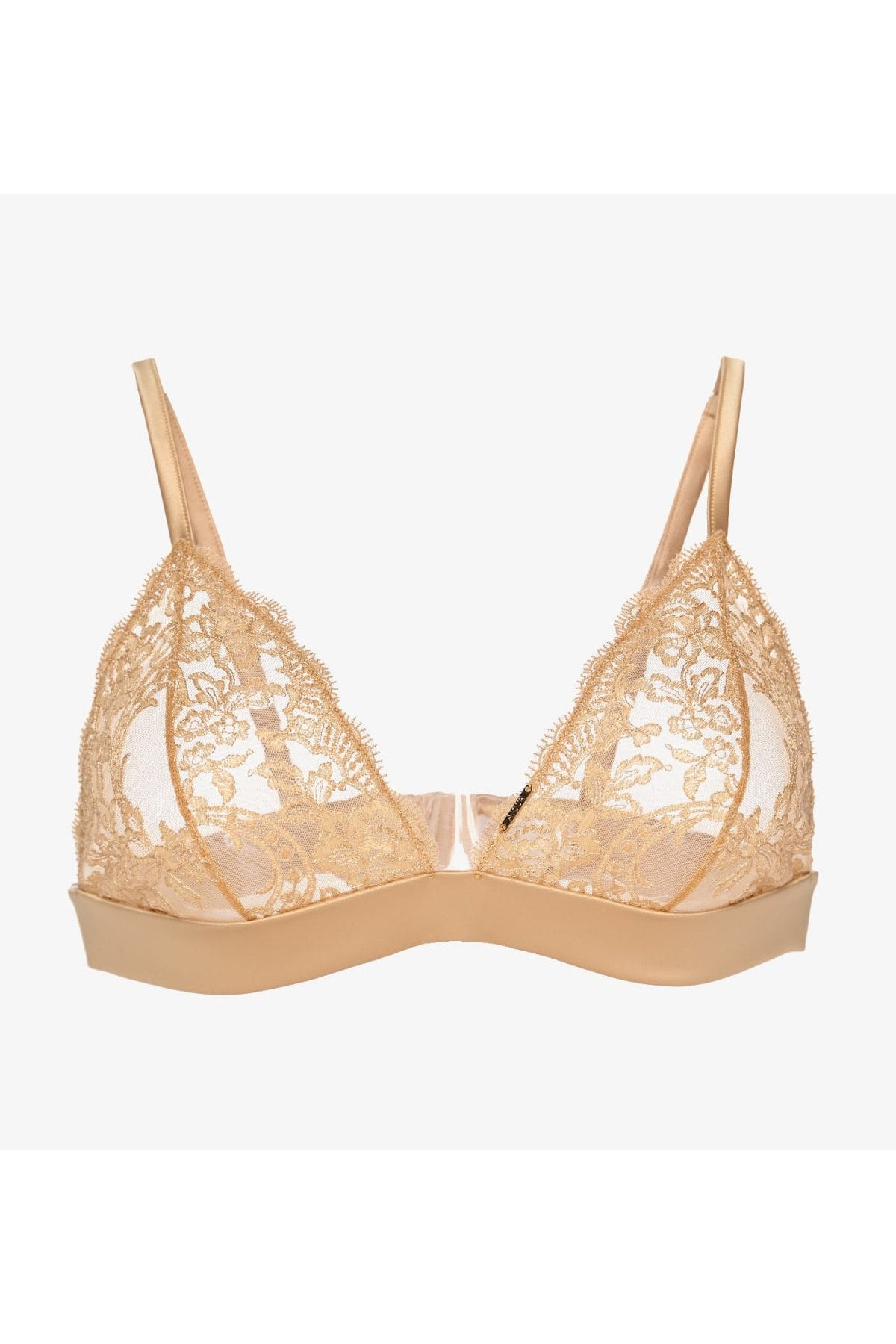 Бралет с цветочной вышивкой Калиссон БМ4 gold