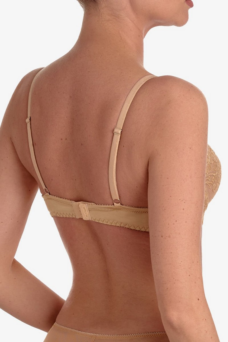 Бюстгальтер з квітковою вишивкою Калісон БМ7 gold2