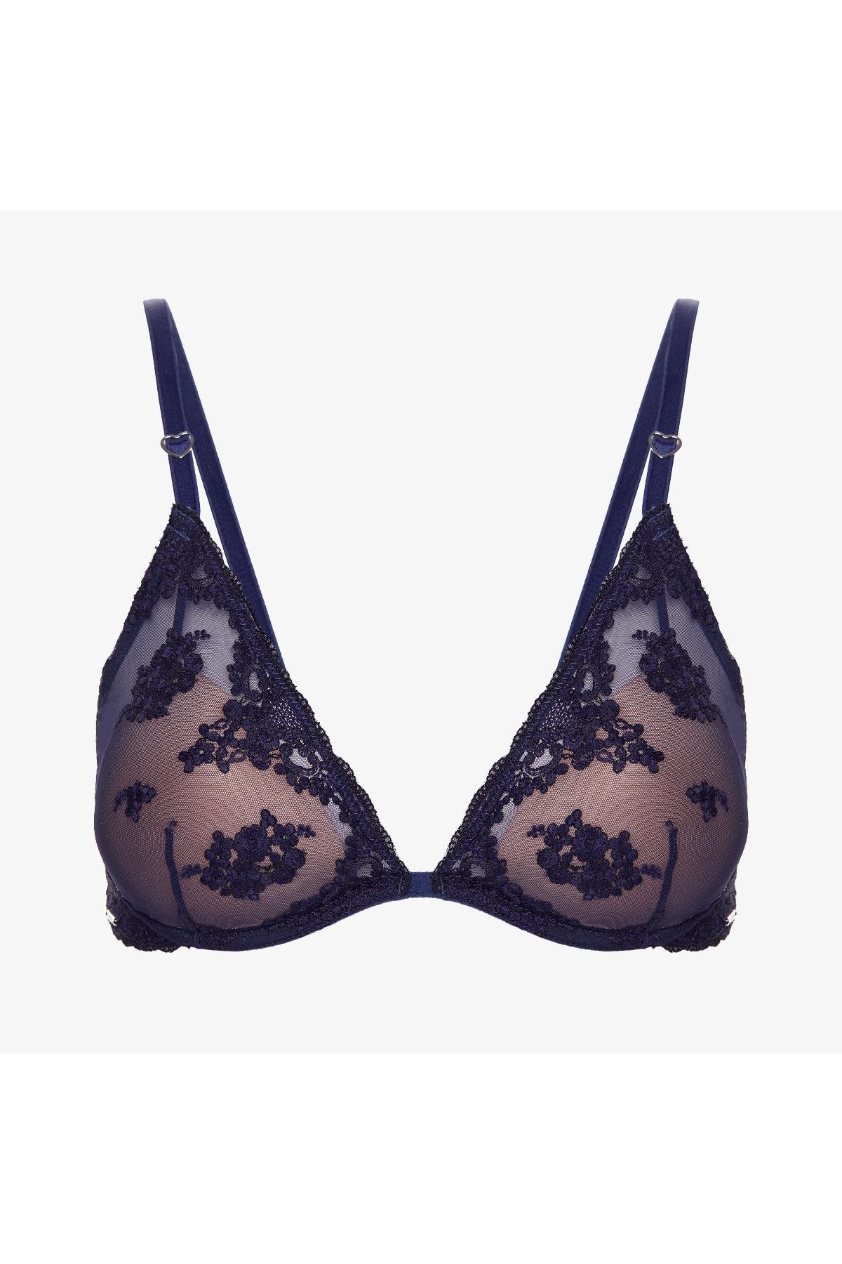 Бюстгальтер push-up с вышивкой Каприсью БП68 blue