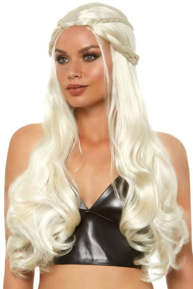 Парик Дейенерис Таргариен Braided long wavy wig Blond