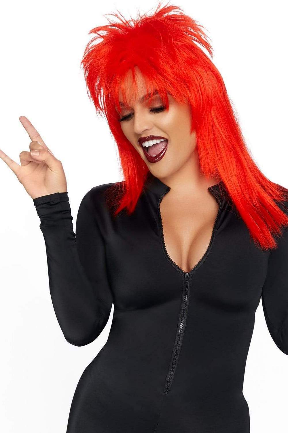 Парик рок-звезды Unisex rockstar wig Red
