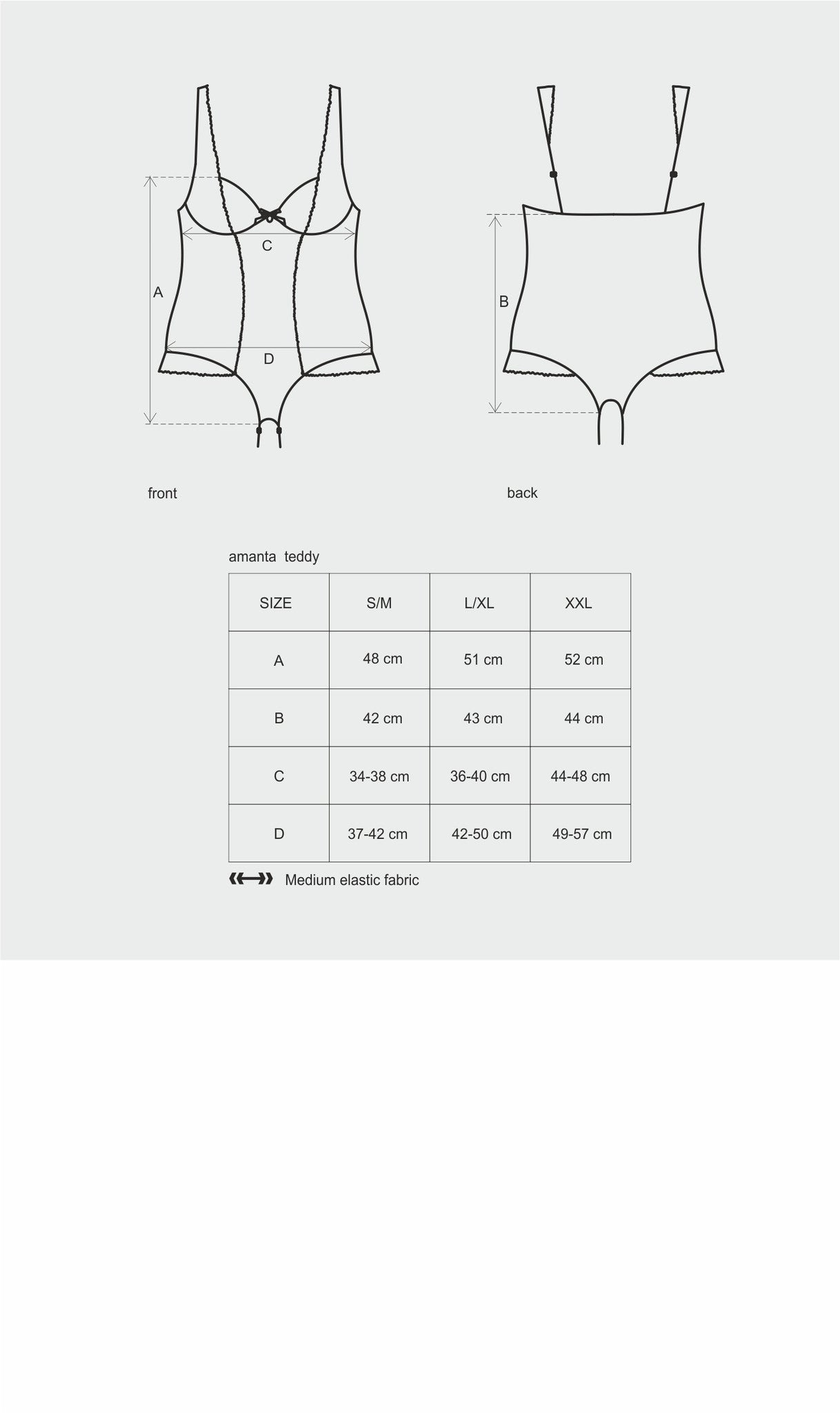 Схема эротическое боди с черно-бирюзовым кружевом Amanta