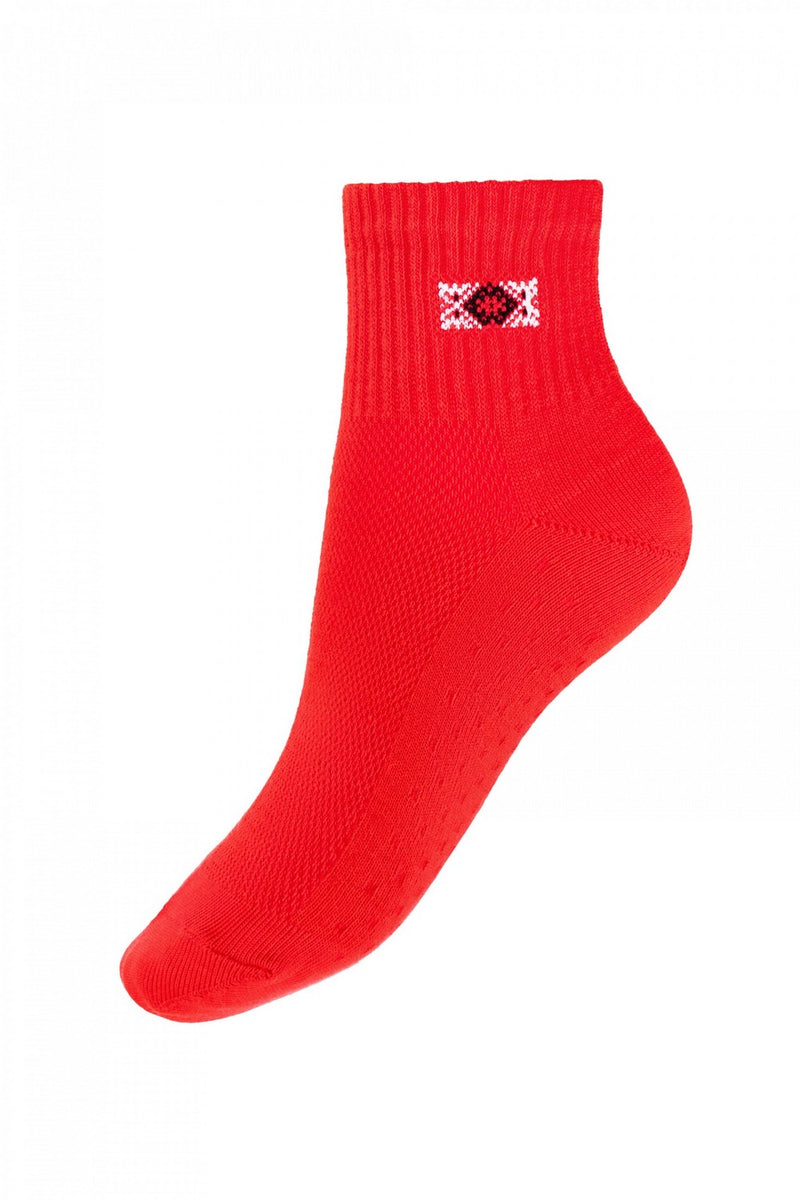 Чоловічі шкарпетки з орнаментом 04013 1-4 red