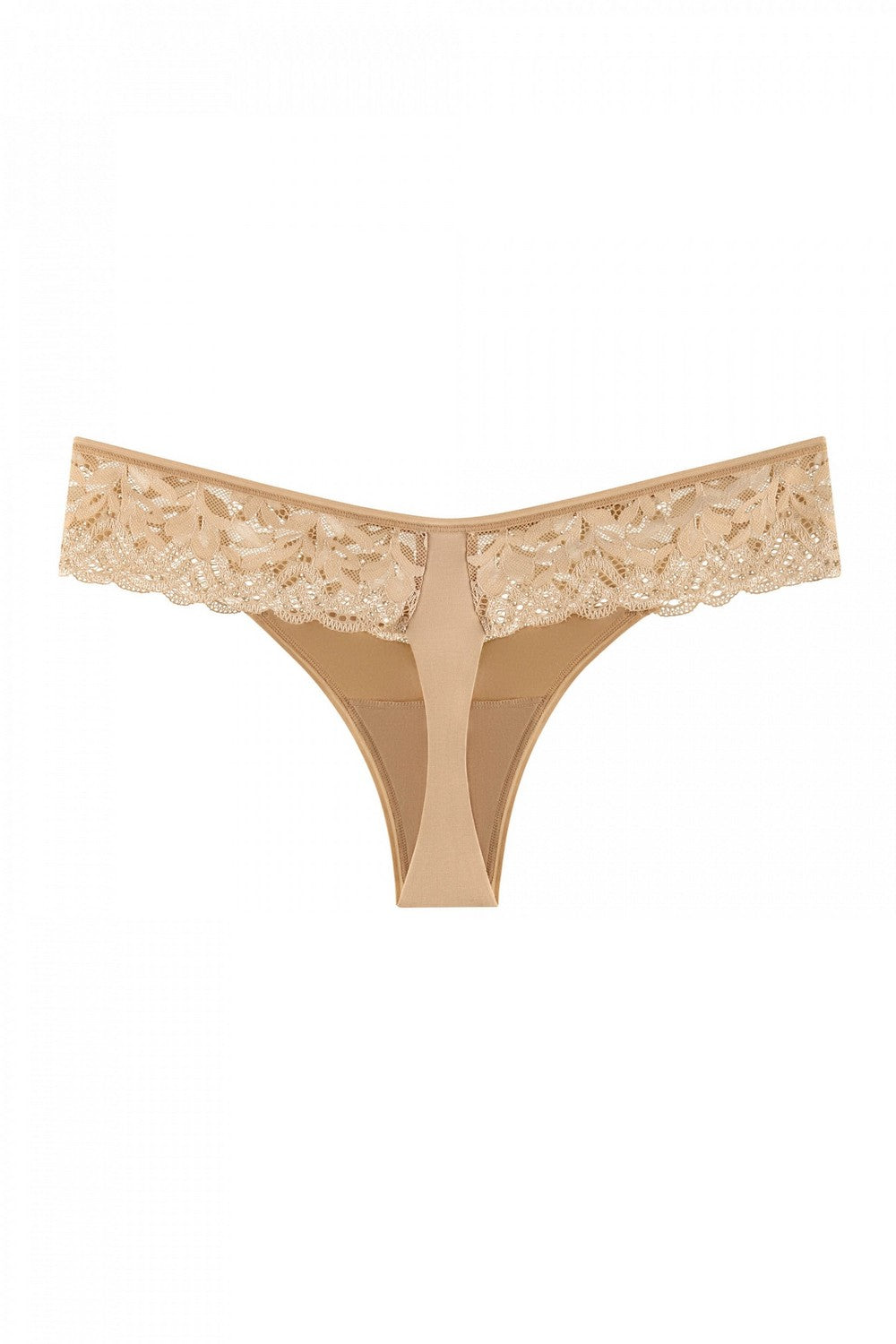 Хлопковые трусики стринг 2004-11 beige