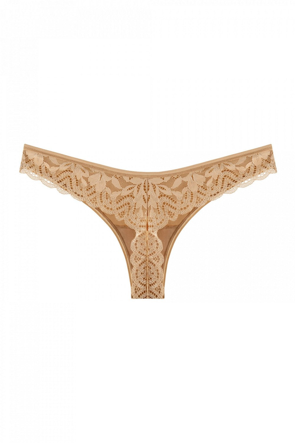 Хлопковые трусики стринг 2004-15 beige