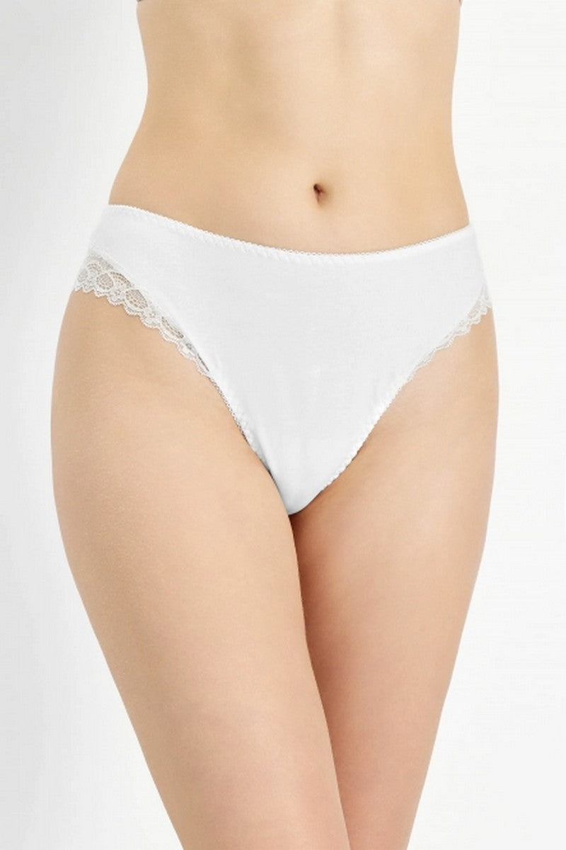 Хлопковые трусики бразилиана 2018-24/02 white