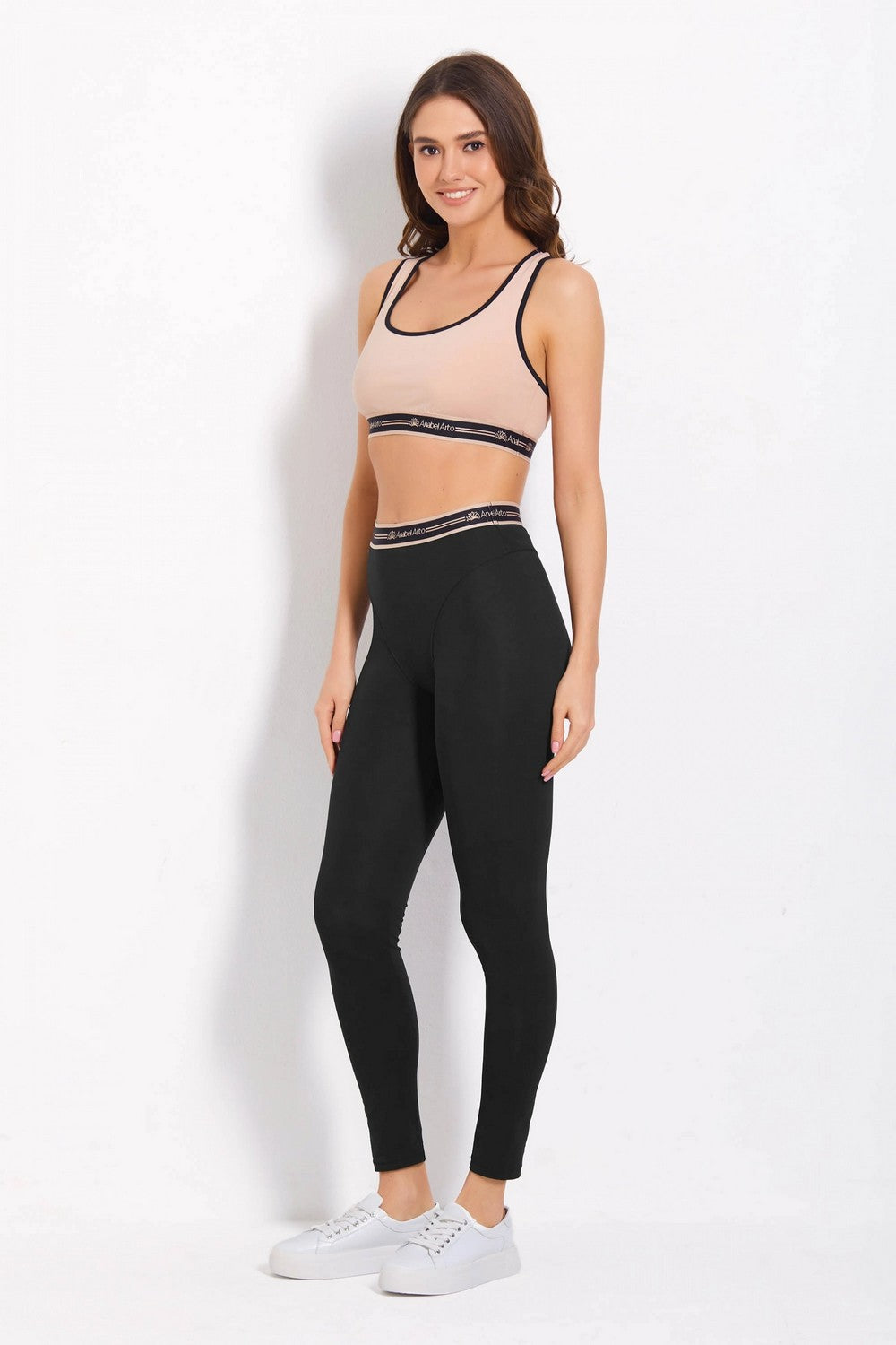 Спортивный комплект с логотипом 2202-049/2202-6221 beige