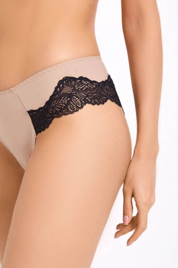 Комплект белья с кружевом 2202-052/2202-24 beige