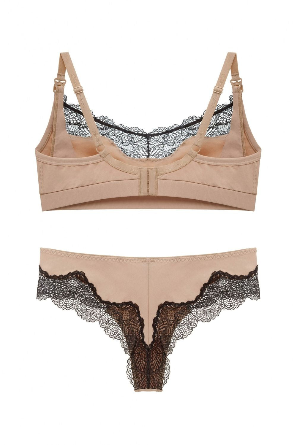 Комплект белья с кружевом 2202-052/2202-24 beige