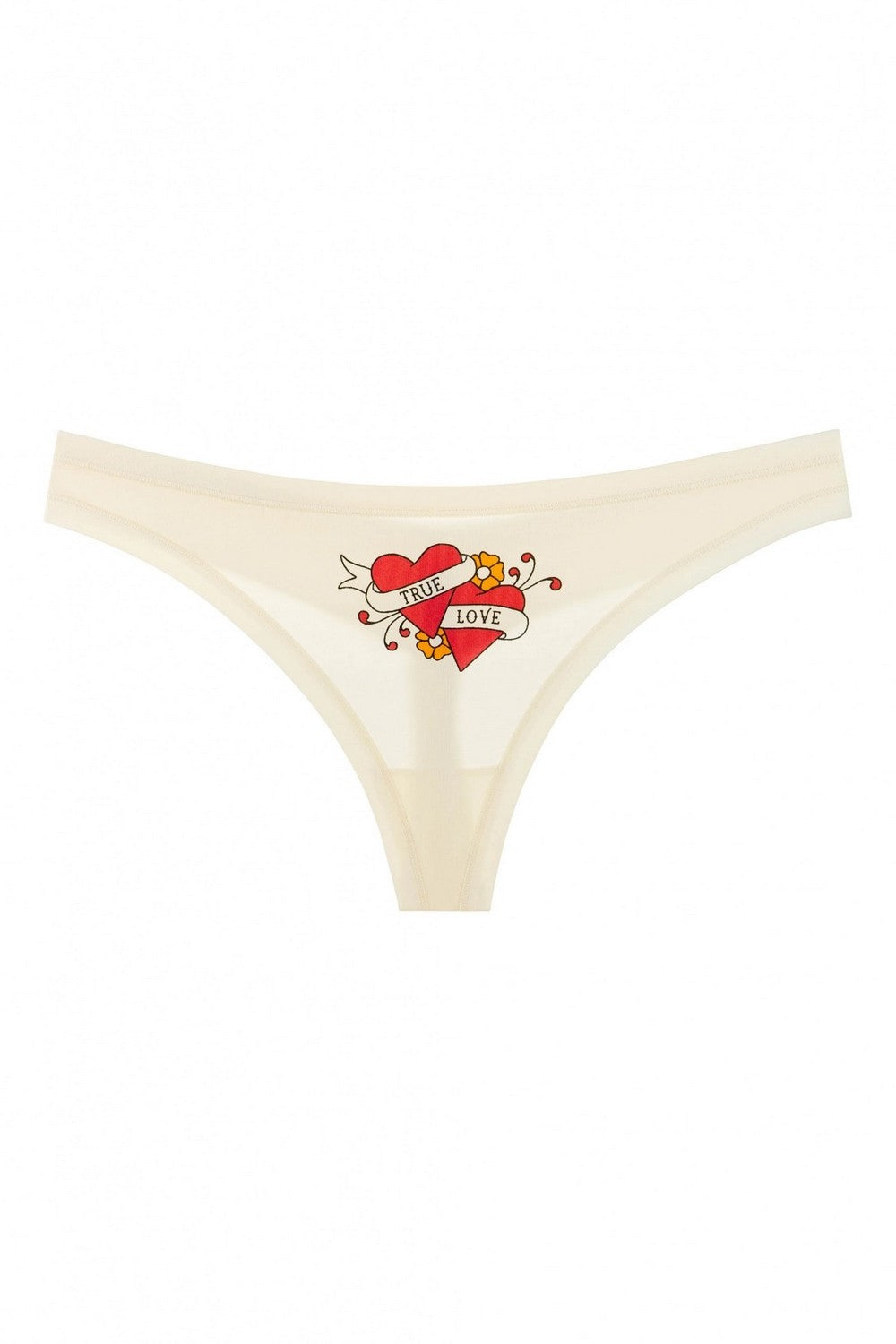 Трусики стринг с принтом 2202-12/272 champagne