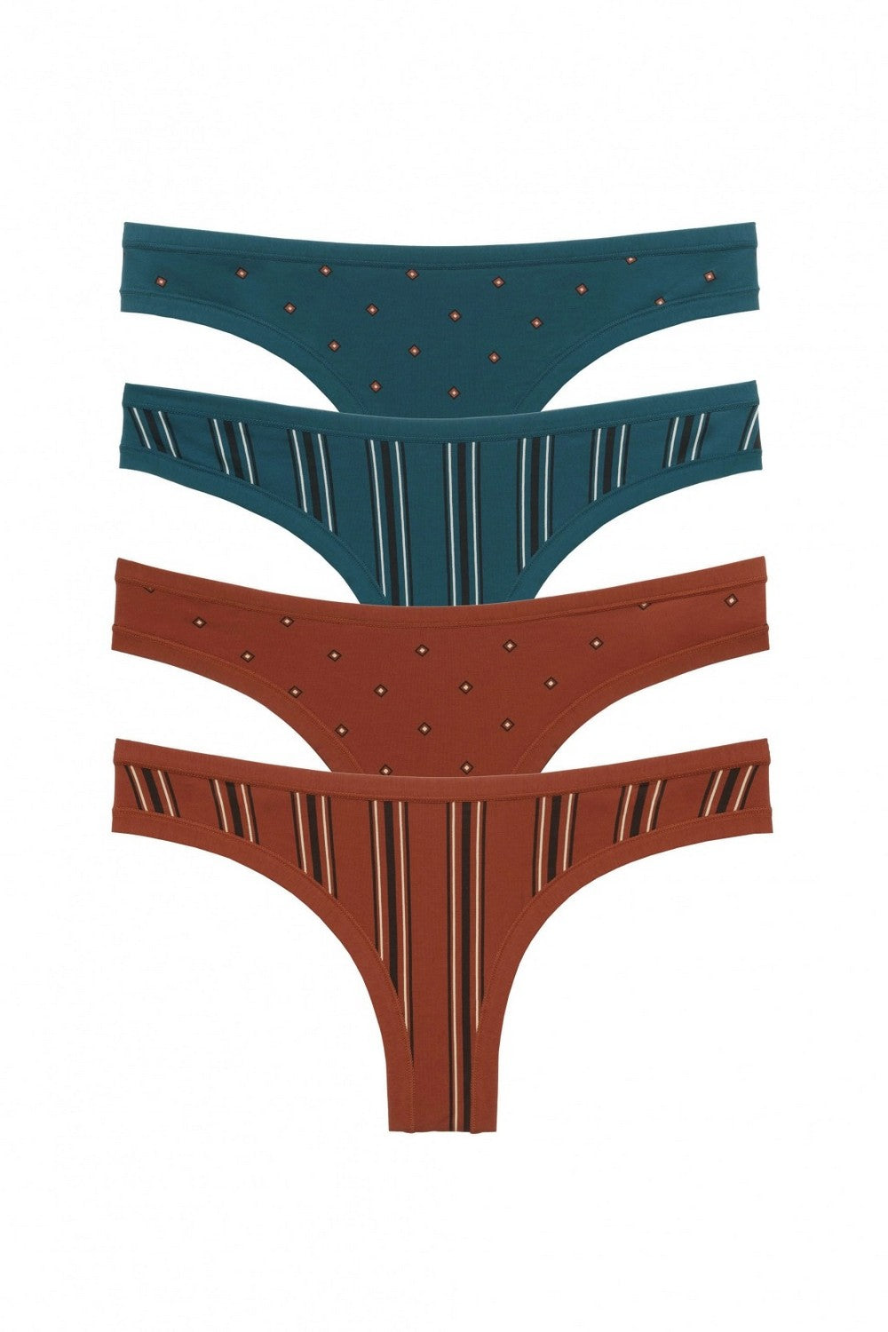 Трусики стринг из хлопка 2202-12 (4 шт.) 235/236/237/238