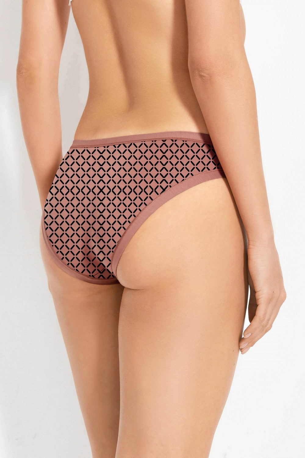 Трусики слип с принтом 2202-30/240 black