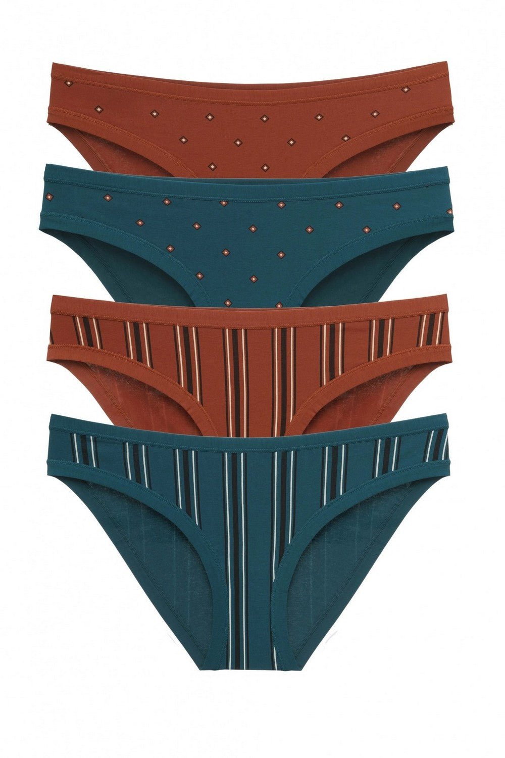 Трусики слип с принтом 2202-30 (4 шт.) 235/236/237/238