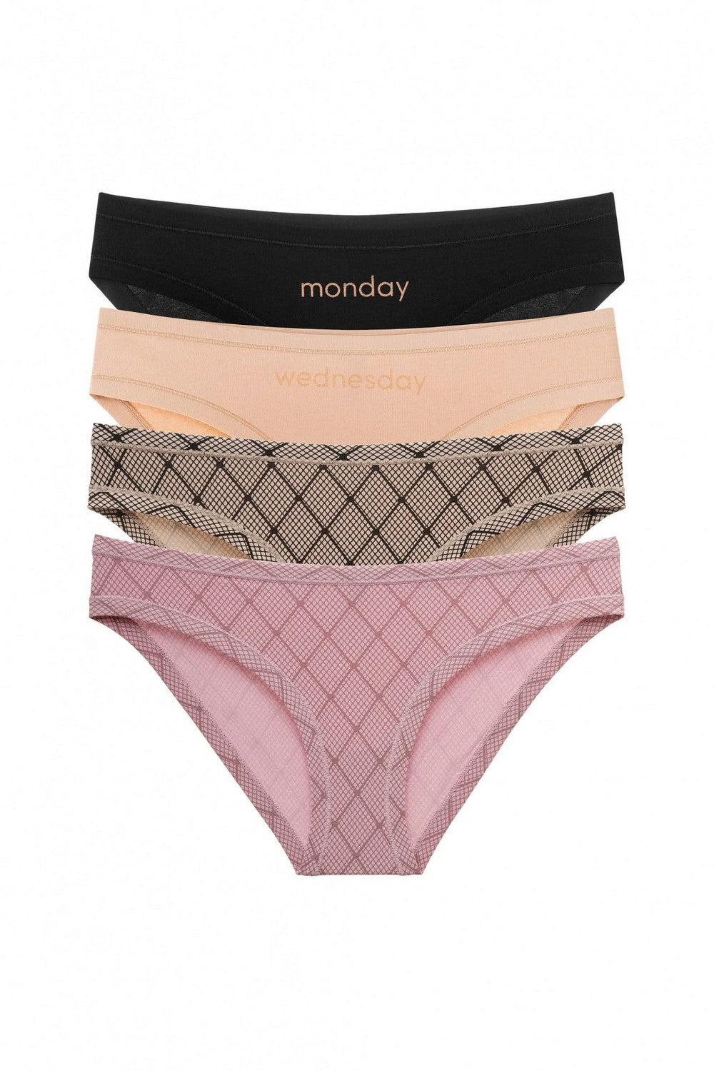 Хлопковые трусики слип 2202-30 (4 шт.) 241/243/527/528