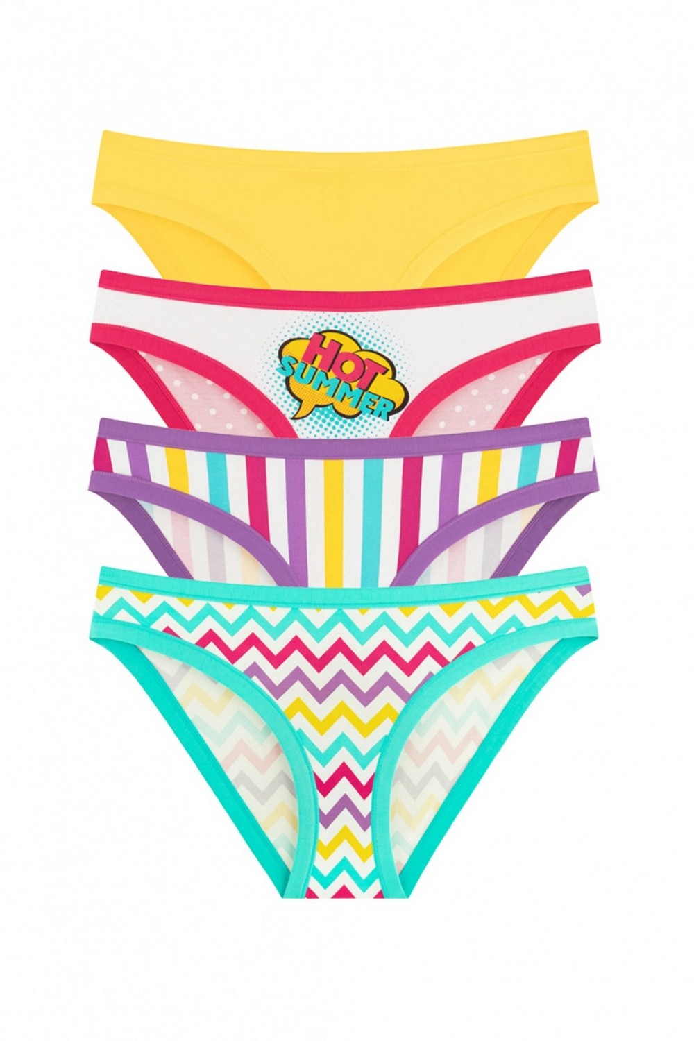 Трусики слип с принтом 2202-30 (4 шт.) 33/792-09/793/971-13