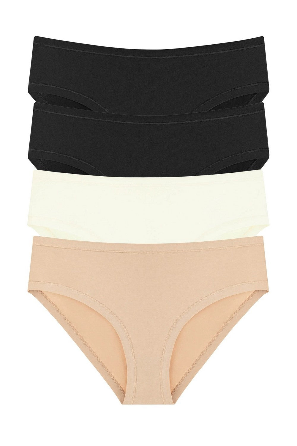 Трусики слип из хлопка 2202-34 (4 шт.) 01/01/03/04