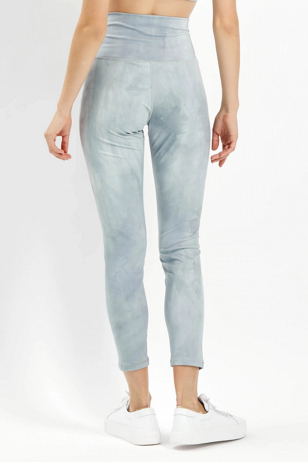 Спортивные леггинсы с принтом 6000-6021 light gray