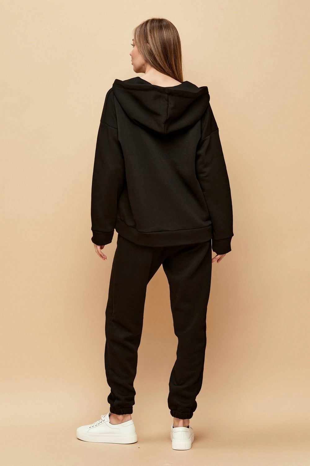 Спортивный костюм на молнии 604-6205-2 black