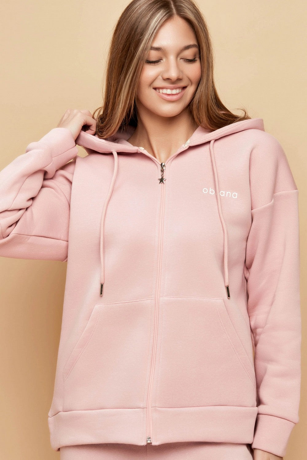 Спортивный костюм на молнии 604-6205-2 marshmallow