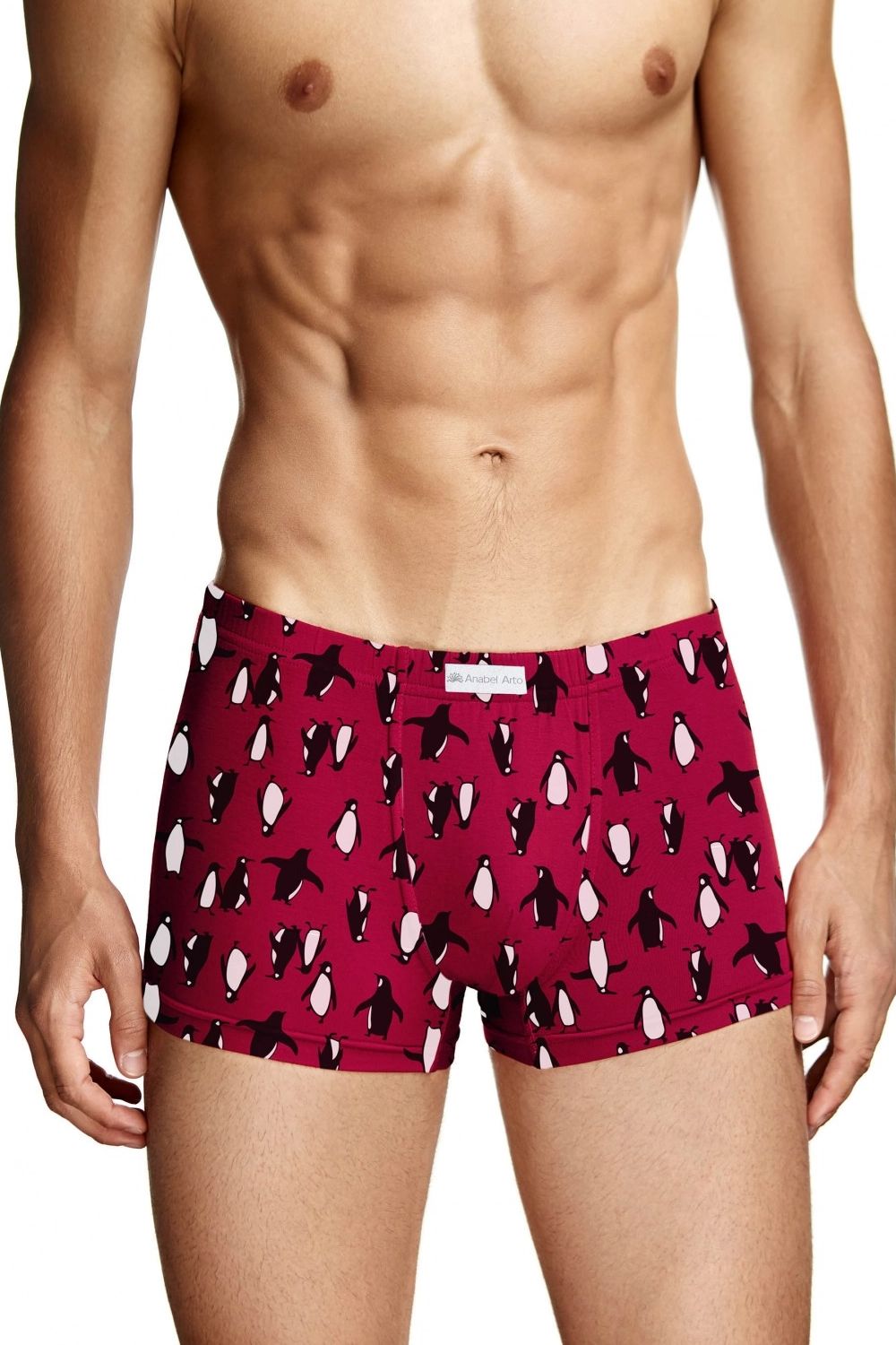 Трусы-шорты мужские 6126-1 AA 215 red