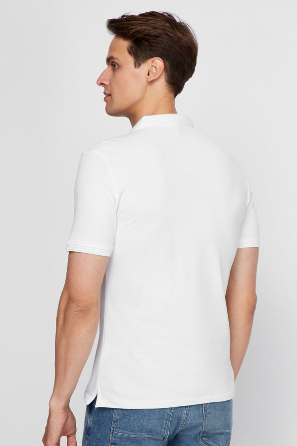 Чоловічі футболки-поло 6164-6 AA 02 white
