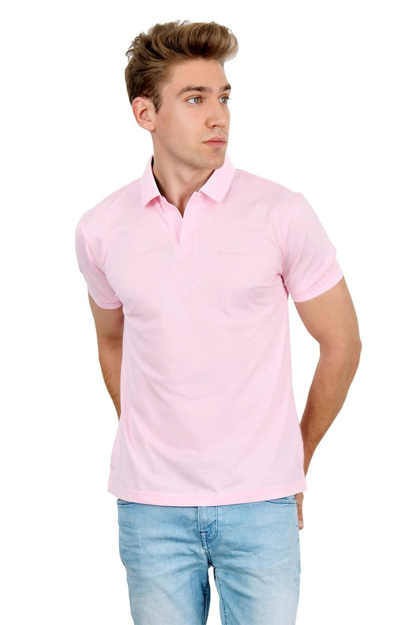 Чоловічі футболки-поло 6164-8 AA 12 rose