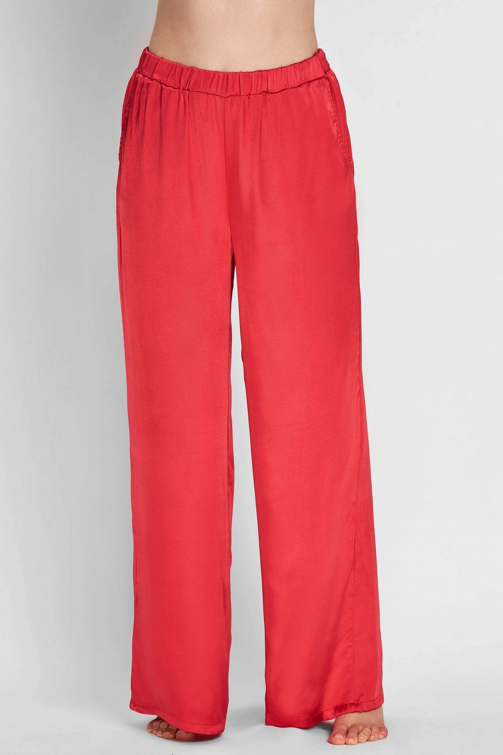 Пижама из сатиновой вискозы 6211-9 raspberry