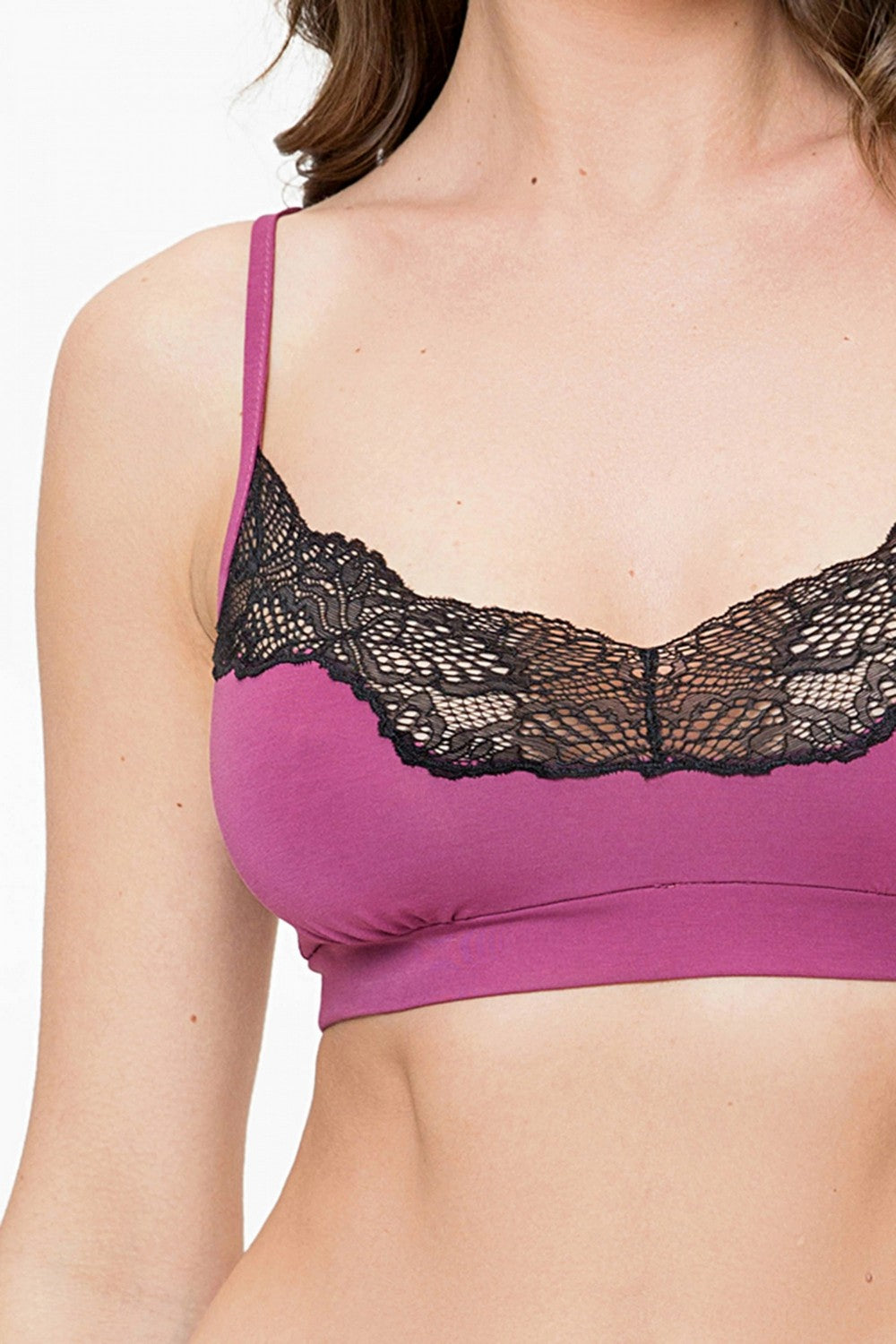 Хлопковый комплект белья 6218-3 104/01 lilac/black