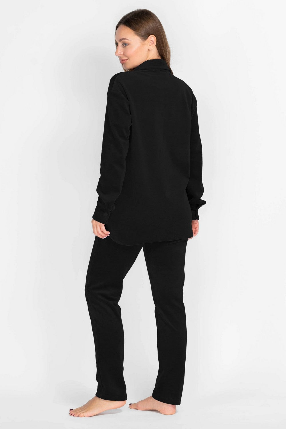 Комплект из хлопкового велюра 6218-7 black