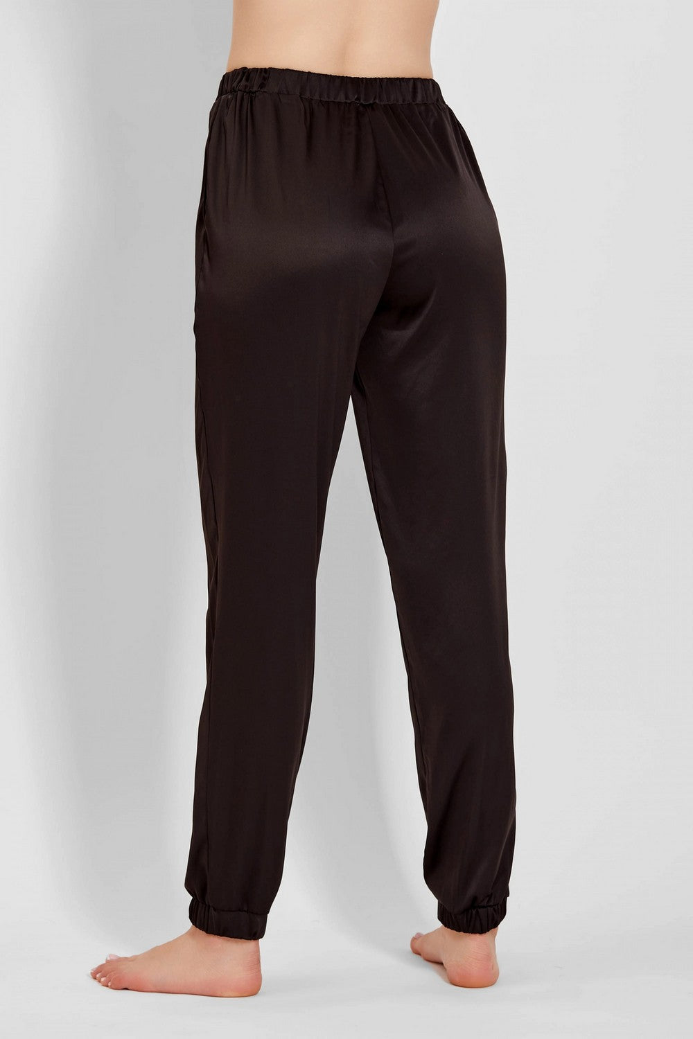 Пижамные брюки с карманами 6225 black