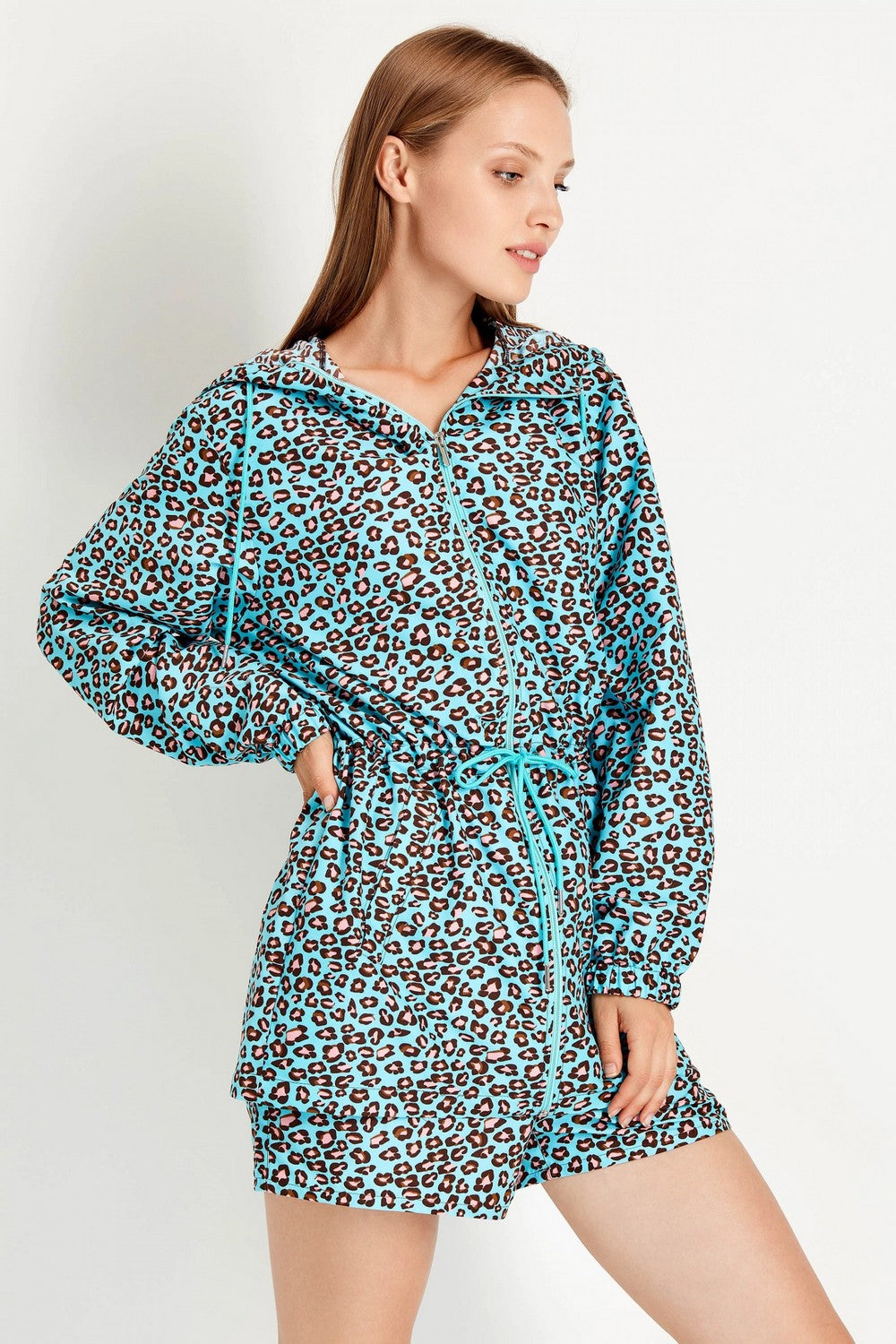 Куртка из плащевой ткани 6230 blue