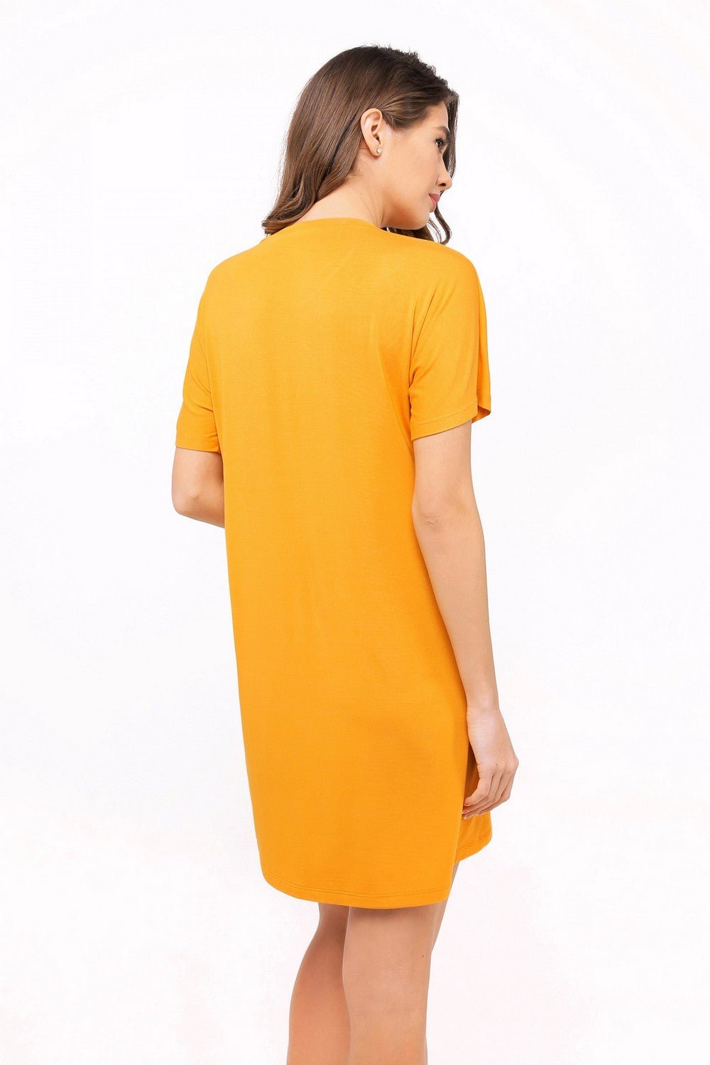 Ночная сорочка из модала 6236 mustard