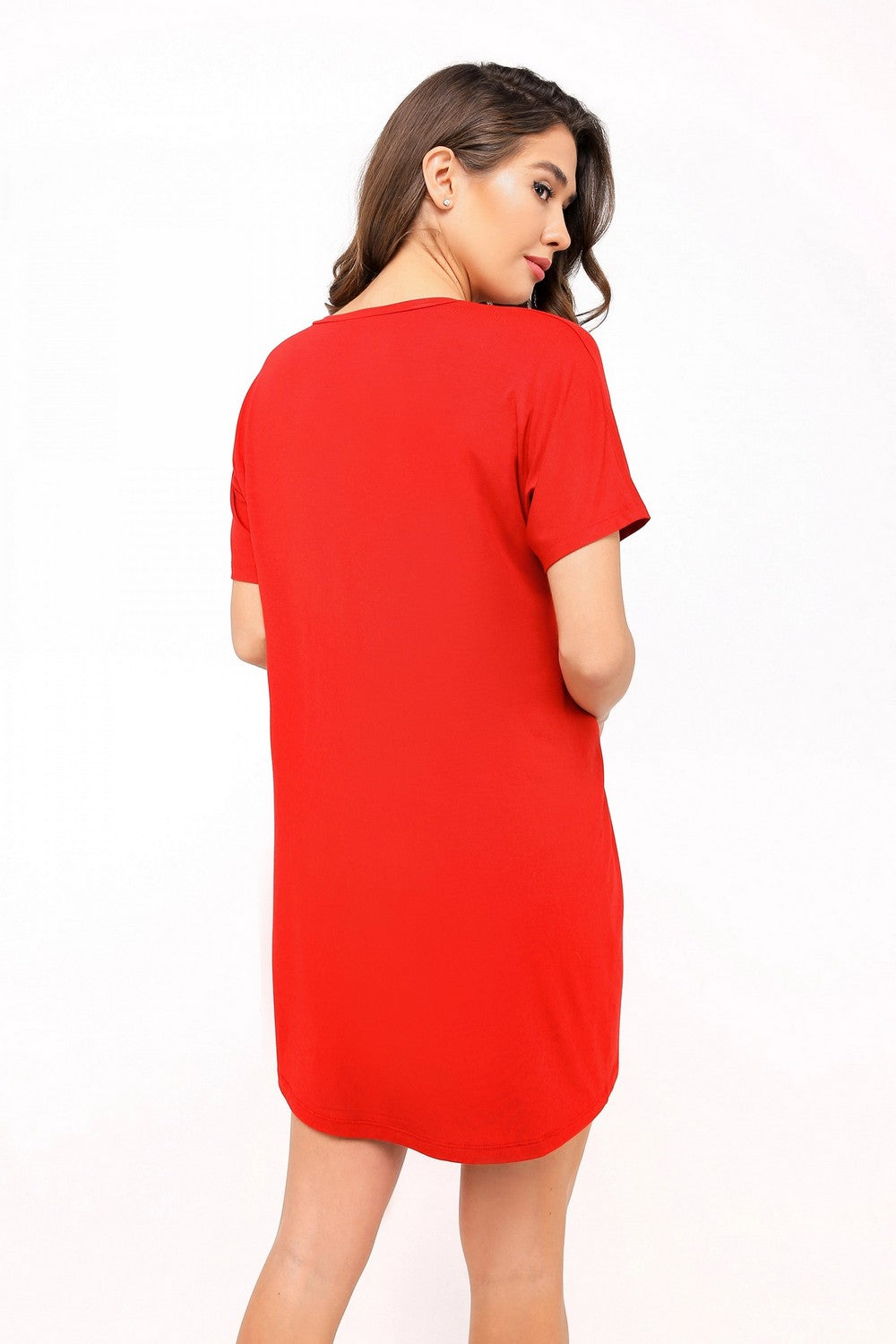 Ночная сорочка из модала 6236 terracotta